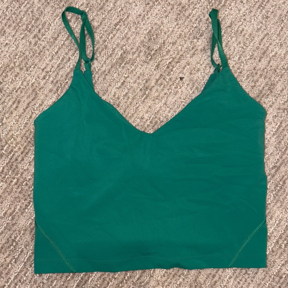 Lululemon Green Strappy Tank Top
